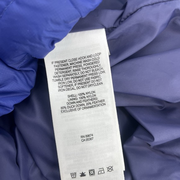 Mountain Hardwear Down Parka Women's Large Purple‎ Winter Puffer Jacket - Picture 6 of 7